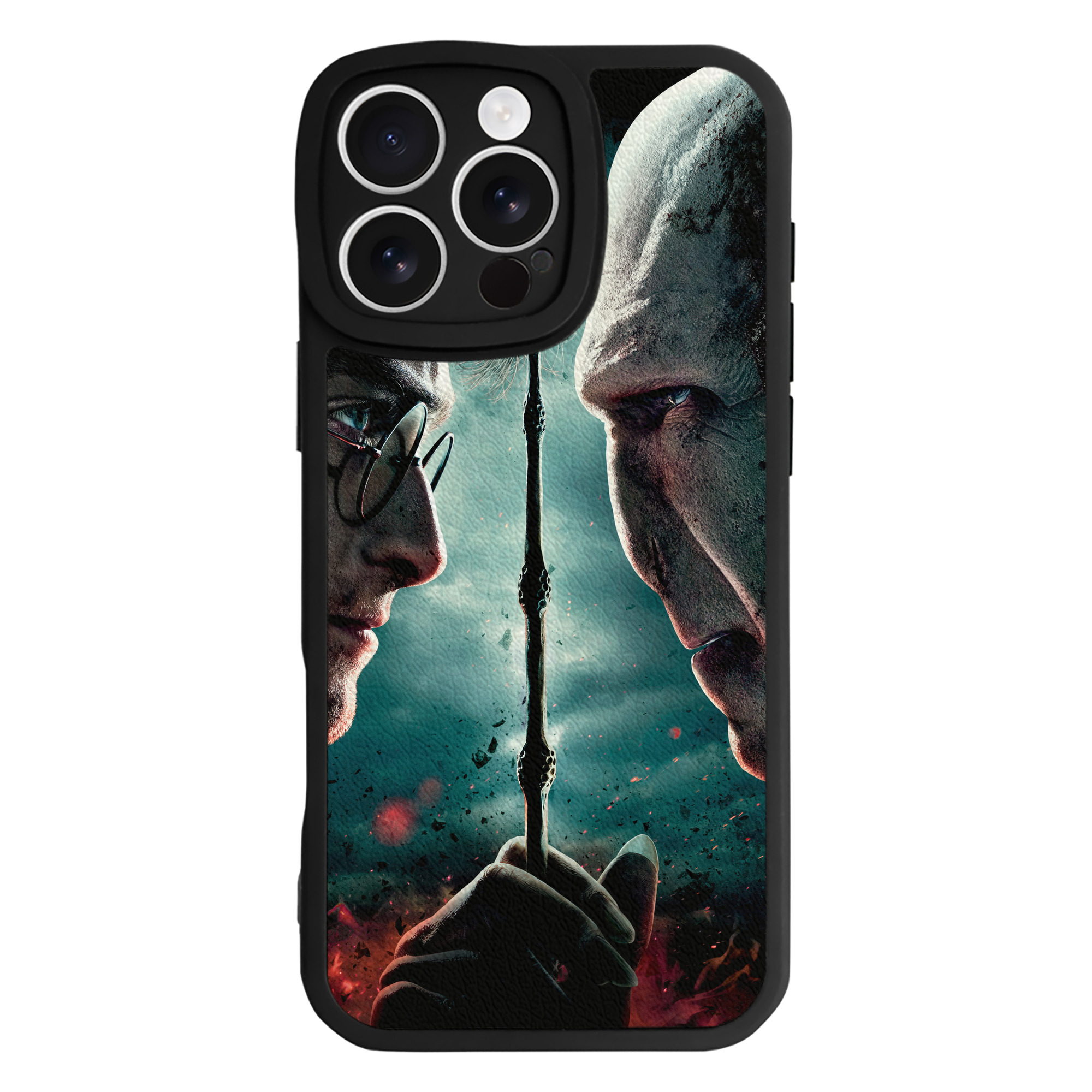 （画像用） Harry Potter ハリー・ポッターシリーズ 【iPhone 16シリーズ対応】シリコンスマホケース（レザー調） 材質：シリコン